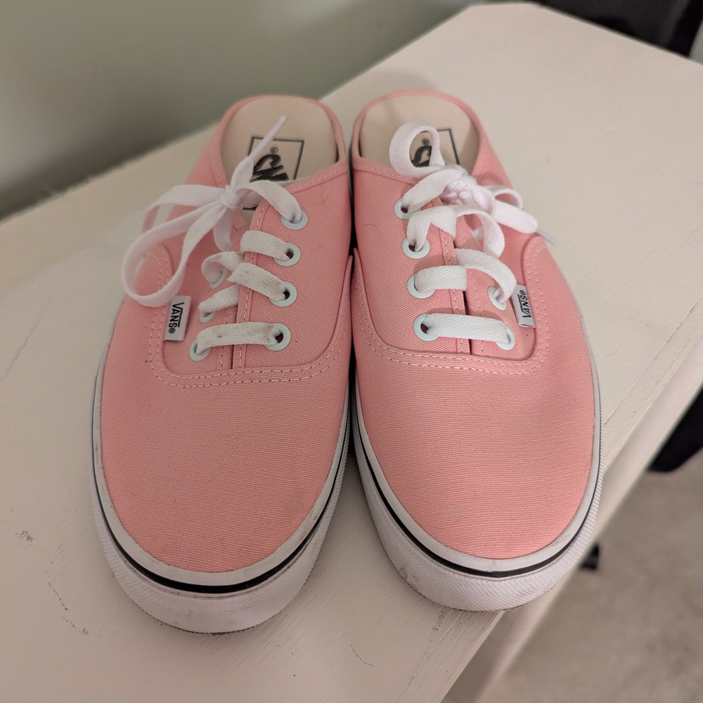 Vans Women's Pink Canvas Sneakers